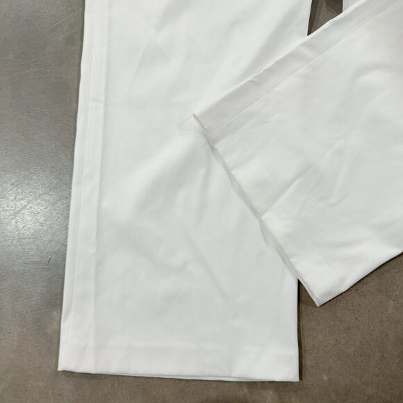 Antonio Melani Tiana Straight Leg Button Fly High Rise Pants Slacks White 14 NWT - Picture 6 of 10